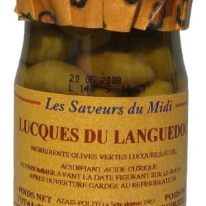 Olives vertes lucques du languedoc