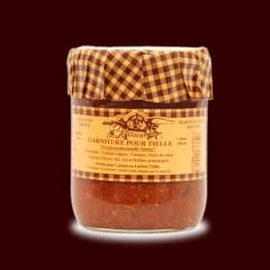 Traditional Sétoise tielle filling